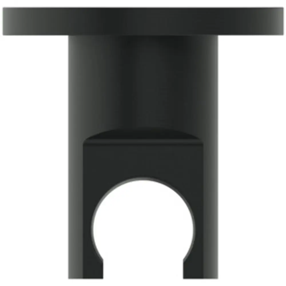 IS-Wandhalter-Idealrain-Atelier-f-HB-u-Brauseschlauch-G1-2-Silk-Black-BC807XG gallery number 3